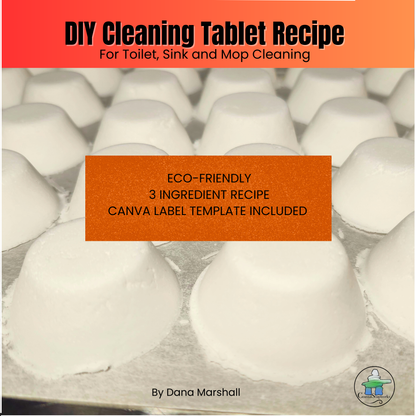 DIY Cleaning Tablet Recipe – Eco-Friendly Toilet, Sink & Mop Cleaning Tablet