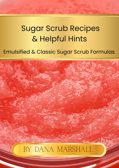 Sugar Scrub Recipe Bundle PDF • Emulsified Sugar Scrub + Oil-Based Sugar Scrub Recipes • DIY Body Scrub Formulation Guide • Instant Download