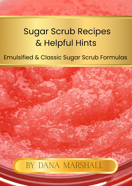 Sugar Scrub Recipe Bundle PDF • Emulsified Sugar Scrub + Oil-Based Sugar Scrub Recipes • DIY Body Scrub Formulation Guide • Instant Download